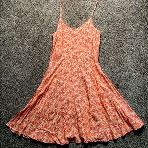 Old navy orange floral dress